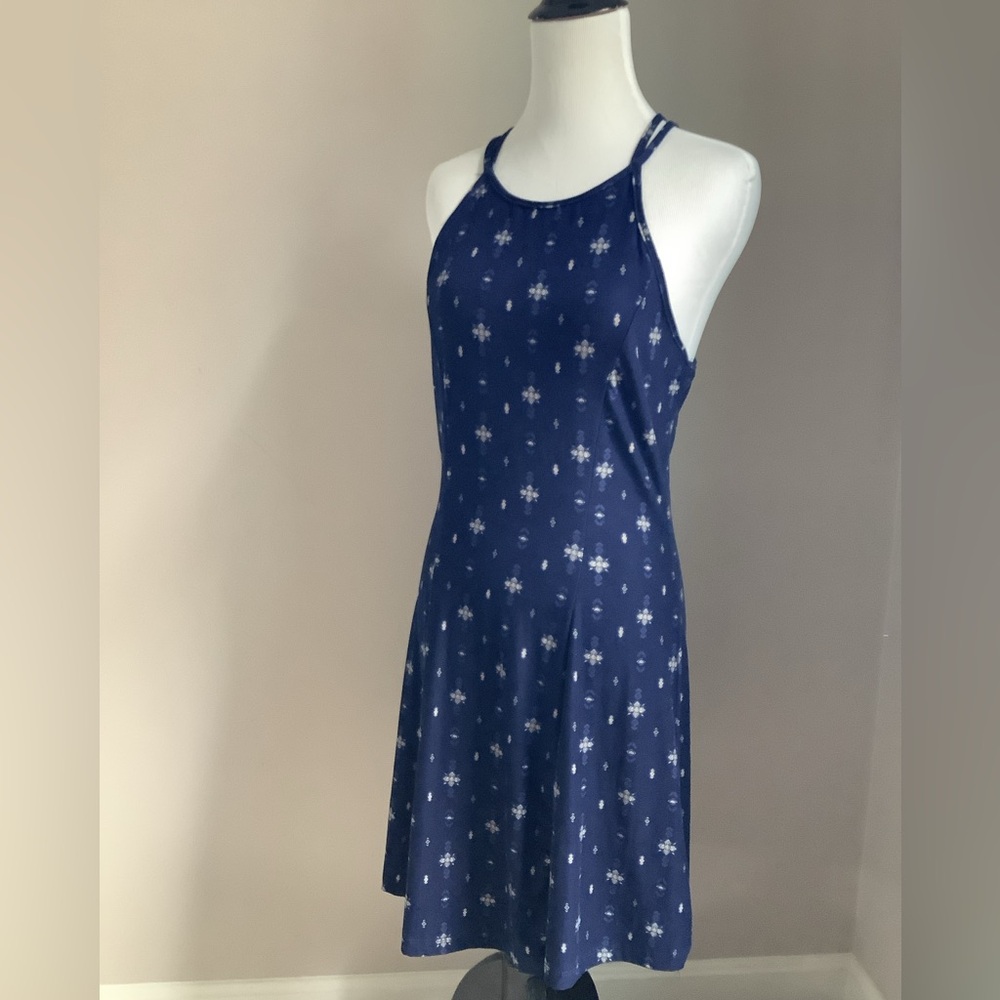 Mudd Navy Blue Floral Dress, Junior Medium, Like New
